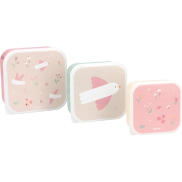 3 Cajas Almuerzo Blossom Birds - Imagen 1
