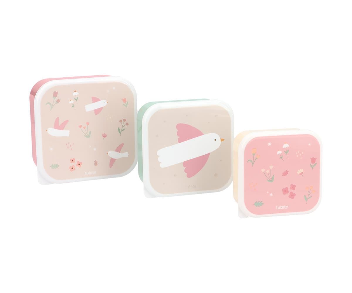 3 Cajas Almuerzo Blossom Birds - Imagen 2
