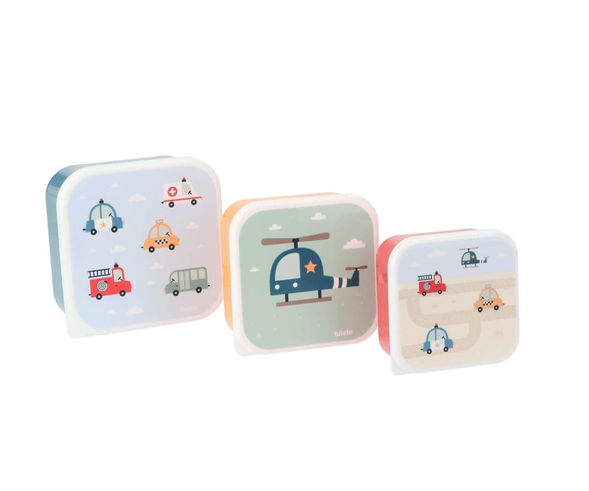 3 Cajas Almuerzo City Cars - Imagen 1