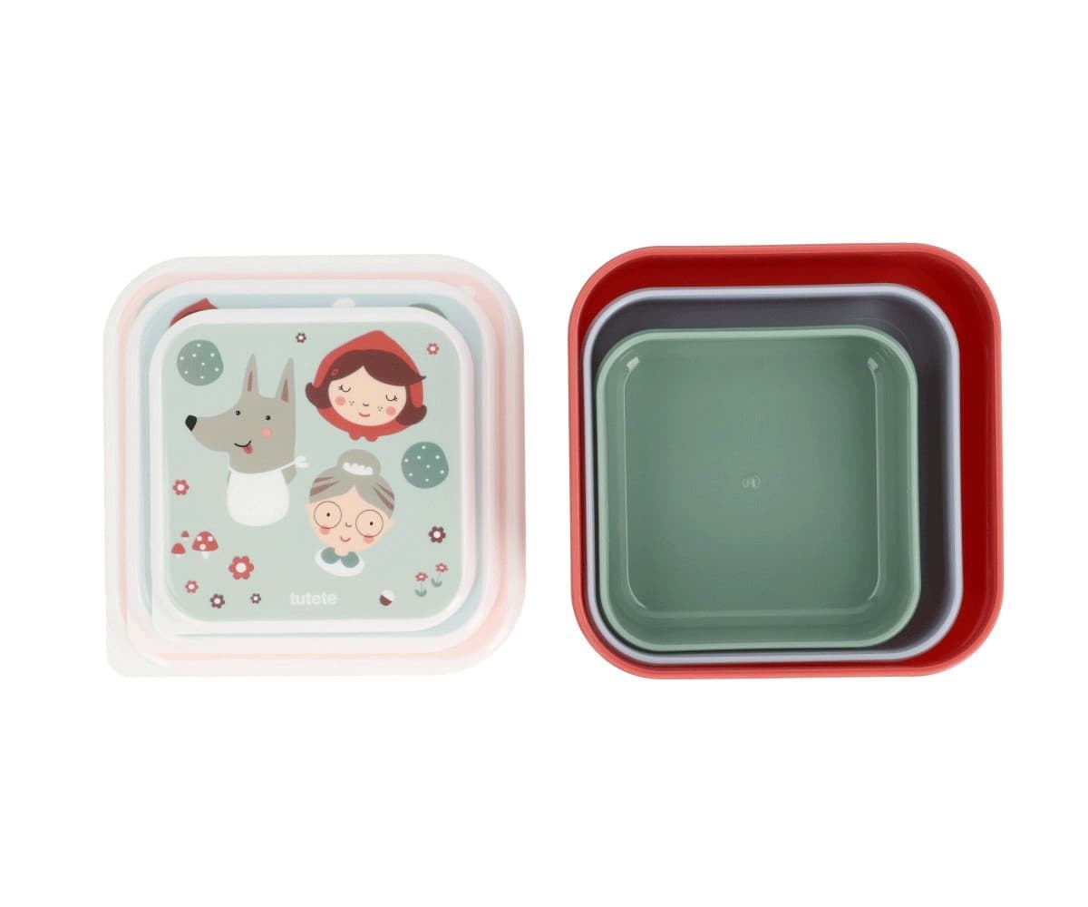 3 Cajas Almuerzo Little Red - Imagen 2