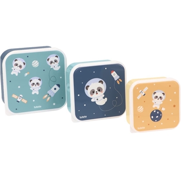 3 Cajas Almuerzo Pandas in Space - Imagen 2