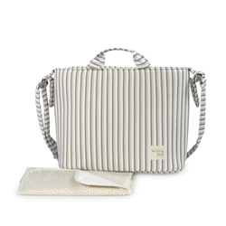 Arrullo/Manta + Bolsa Crossbody Botton Rayas - Imagen 2