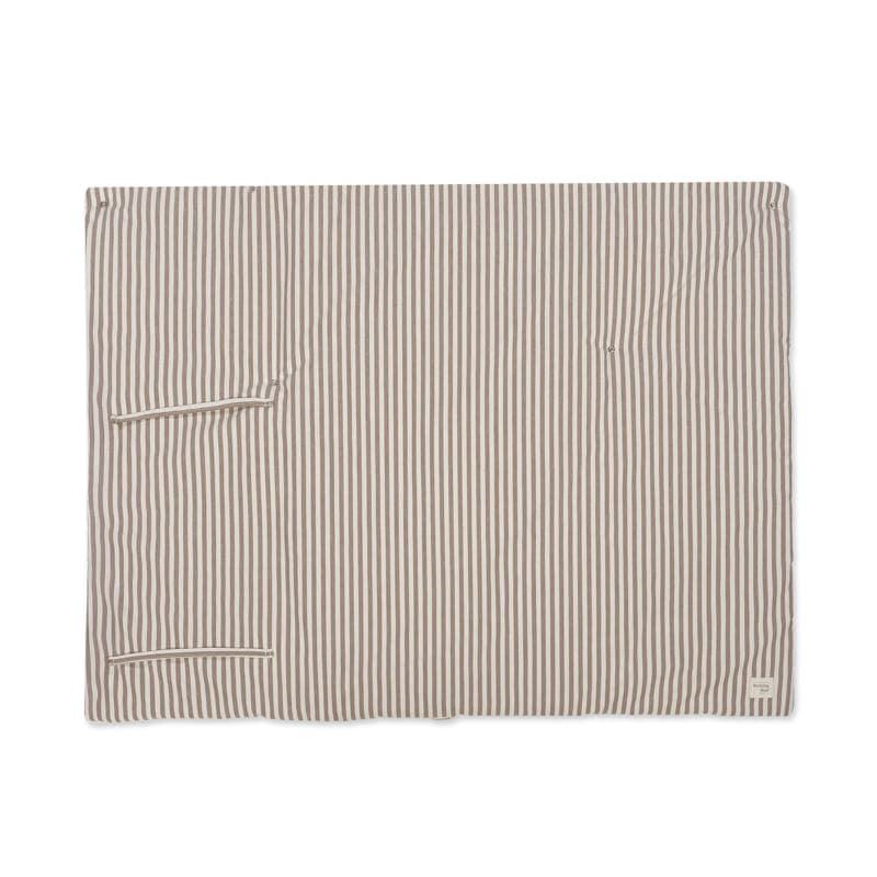 Arrullo/Manta Praliné Rayas Moka - Imagen 4