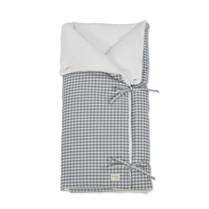 Arrullo/Manta Praliné Vichy Matcha - Imagen 1