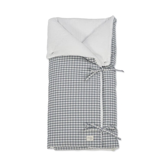 Arrullo/Manta Praliné Vichy Matcha - Imagen 1