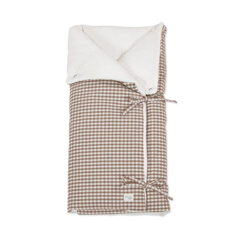 Arrullo/Manta Praliné Vichy Moka - Imagen 1