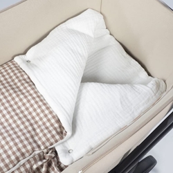 Arrullo/Manta Praliné Vichy Moka - Imagen 2