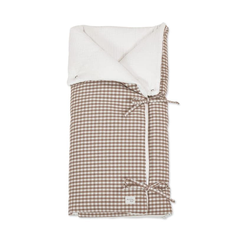 Arrullo/Manta Praliné Vichy Moka - Imagen 1