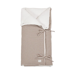 Arrullo/Manta Praliné Vichy Moka - Imagen 1