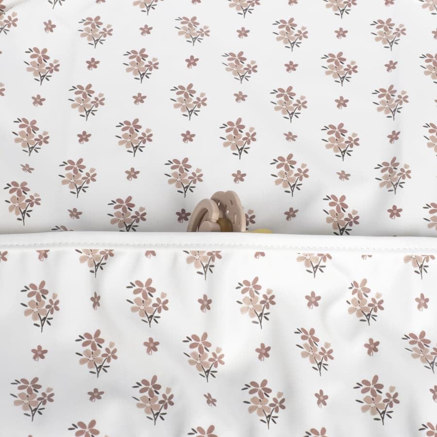 Babero con Mangas Botton Flores - Imagen 2