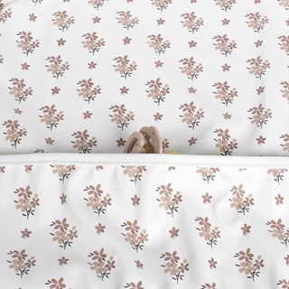 Babero con Mangas Botton Flores - Imagen 2