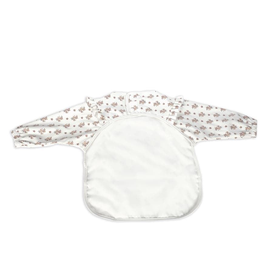 Babero con Mangas Botton Flores - Imagen 3
