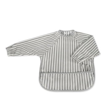 Babero con Mangas Botton Rayas - Imagen 1