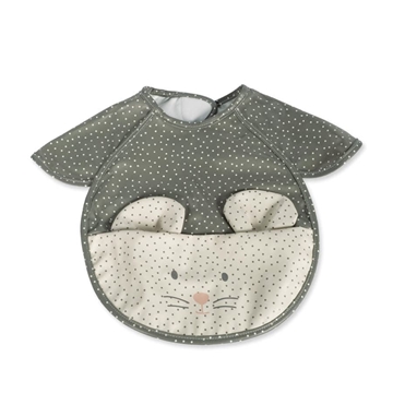 Babero Poppy Topito Musgo - Imagen 1