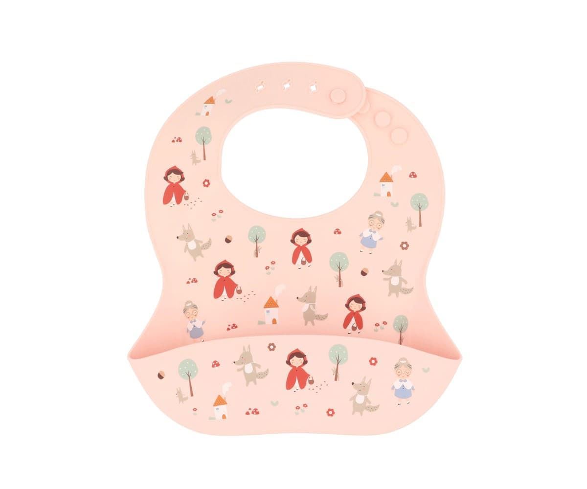 Babero Silicona Little Red - Imagen 1