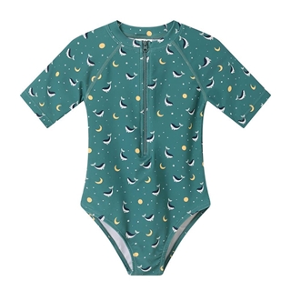 Bañador con Cremallera Whale Teal - Imagen 1