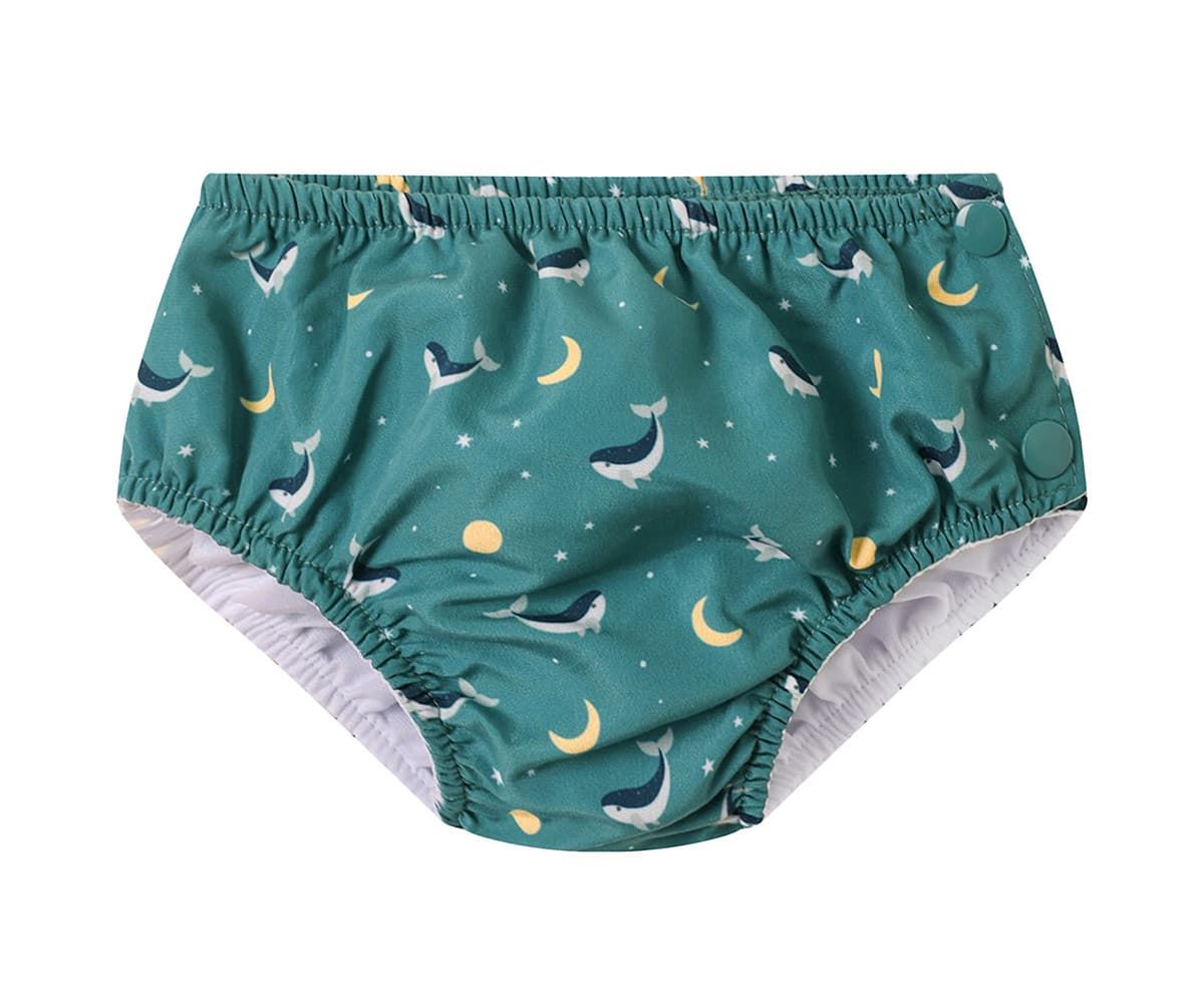 Bañador Pañal Whale Teal - Imagen 1