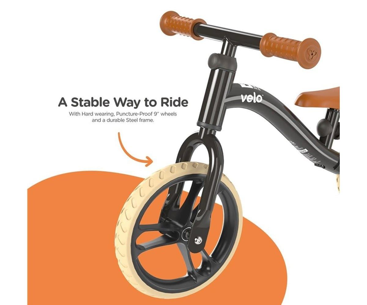 BICICLETA DE EQUILIBRIO YVELO JUNIOR AIR NEGRO - Imagen 5