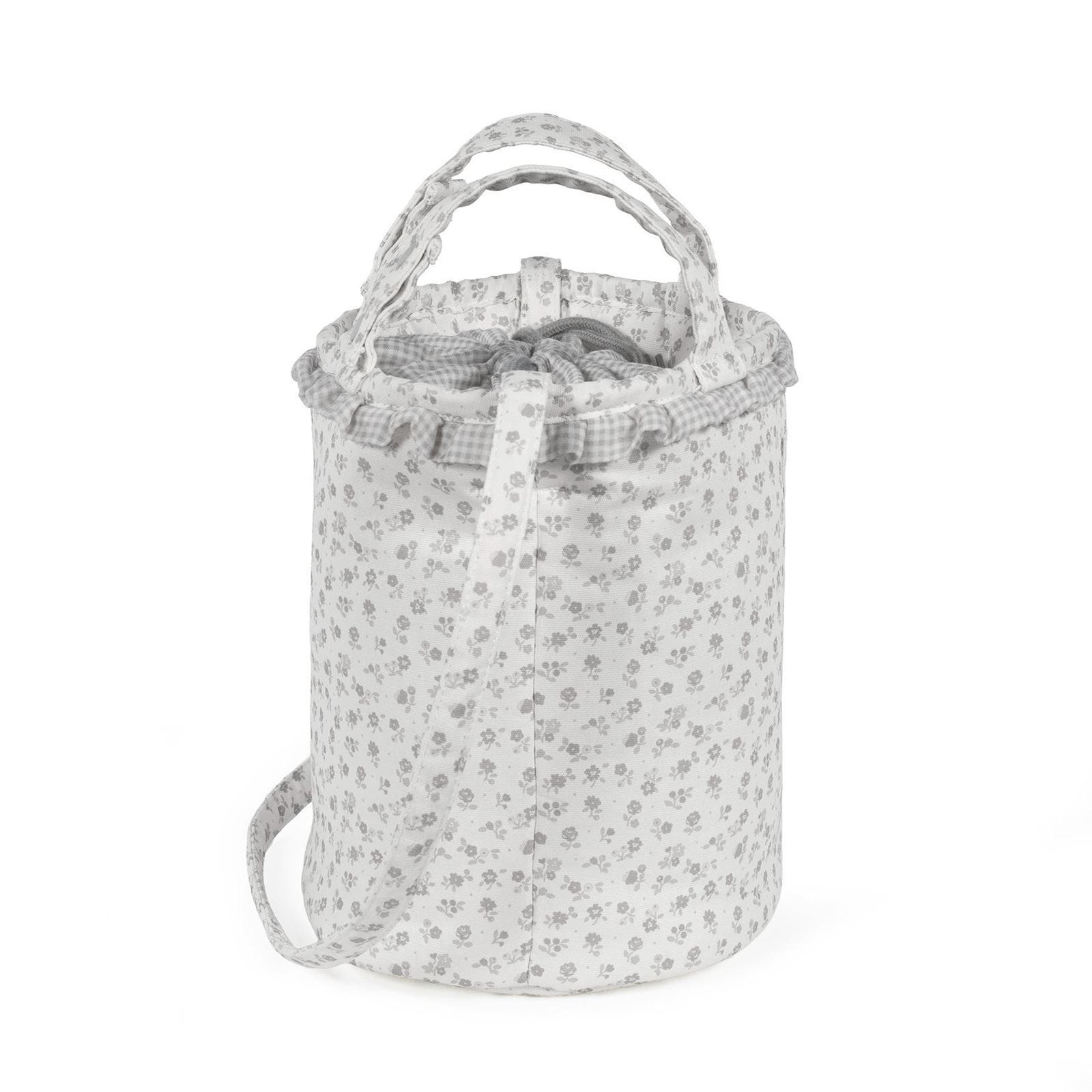 Bolsa Bucket Little Bloom Flor Gris - Imagen 3