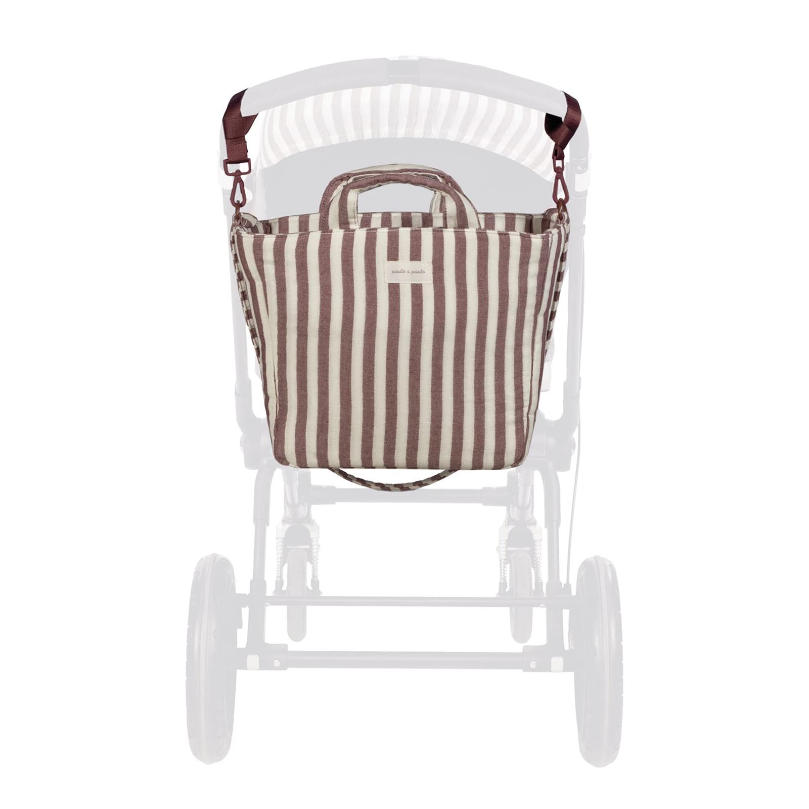 BOLSA CANASTILLA CHERRY RAYAS - Imagen 3