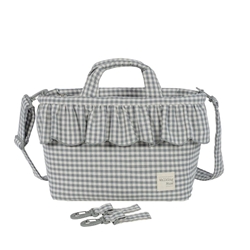 Bolsa Canastilla Praliné Vichy Matcha - Imagen 2