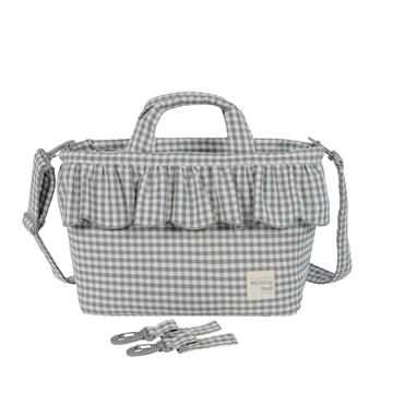 Bolsa Canastilla Praliné Vichy Matcha - Imagen 2