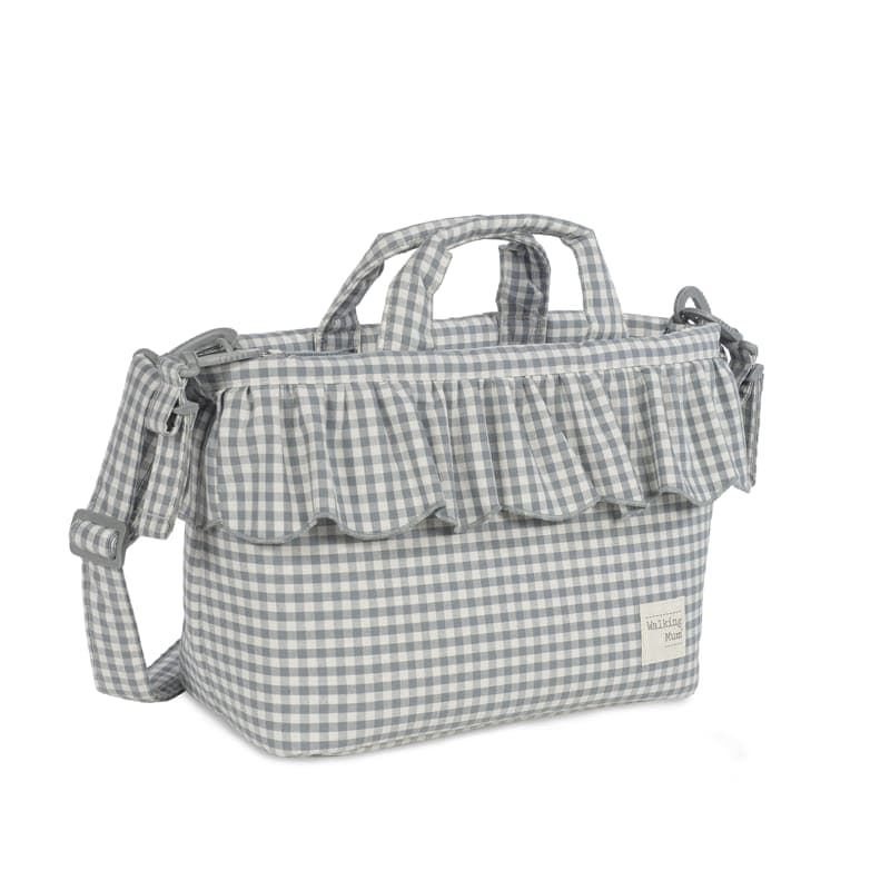 Bolsa Canastilla Praliné Vichy Matcha - Imagen 3