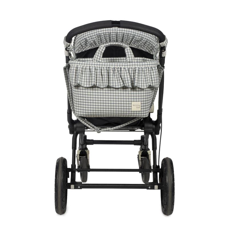 Bolsa Canastilla Praliné Vichy Matcha - Imagen 6