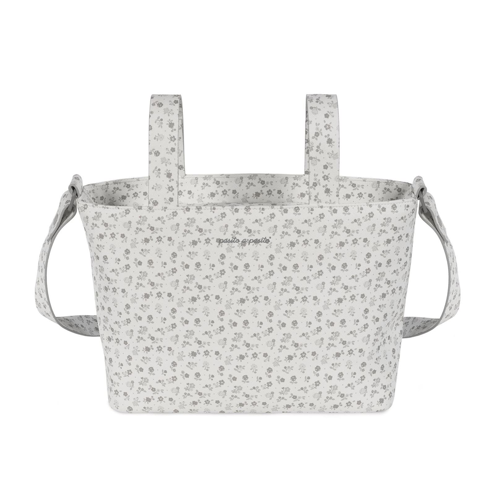 Bolsa Crossbody Little Bloom Flor Gris - Imagen 1