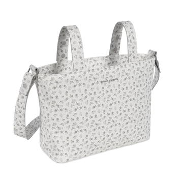 Bolsa Crossbody Little Bloom Flor Gris - Imagen 2