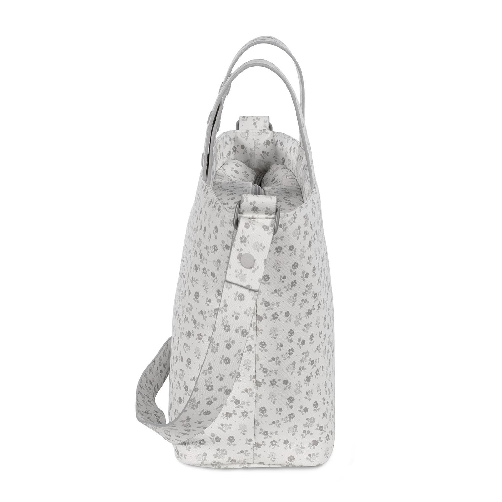 Bolsa Crossbody Little Bloom Flor Gris - Imagen 3