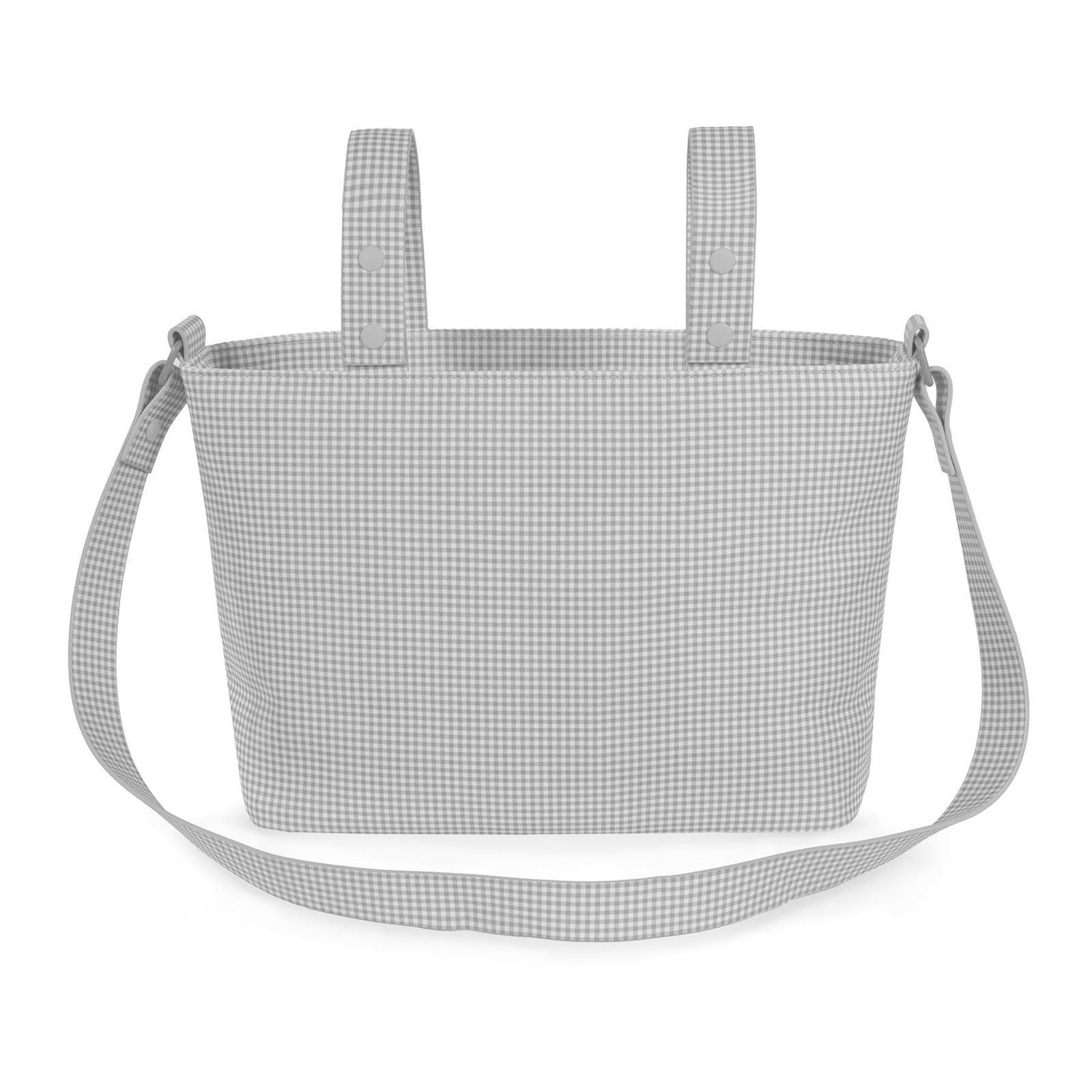 Bolsa Crossbody Little Bloom Vichy Gris - Imagen 4