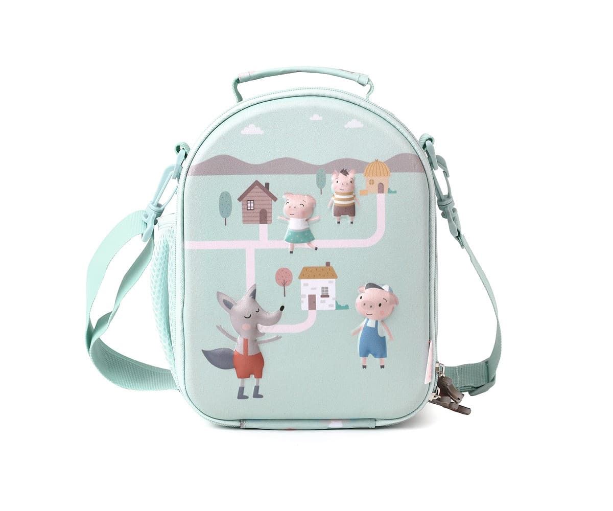 Bolsa Merienda Térmica 3D The Three Little Pigs - Imagen 1