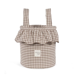 Bolso Bucket Praline Vichy Moka - Imagen 1