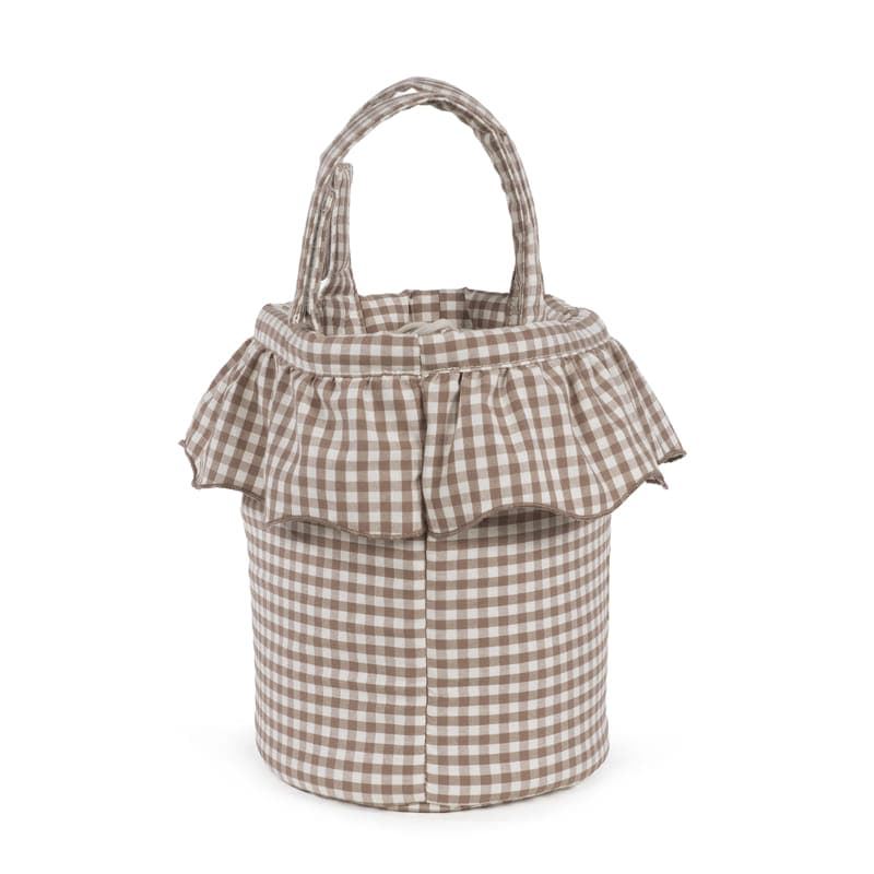 Bolso Bucket Praline Vichy Moka - Imagen 3