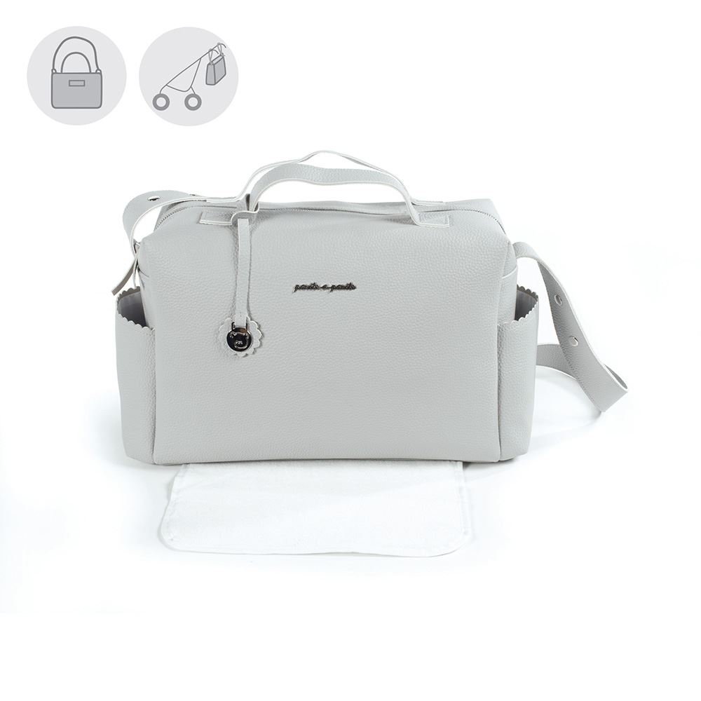 Bolso canastilla Biscuit Gris - Imagen 1