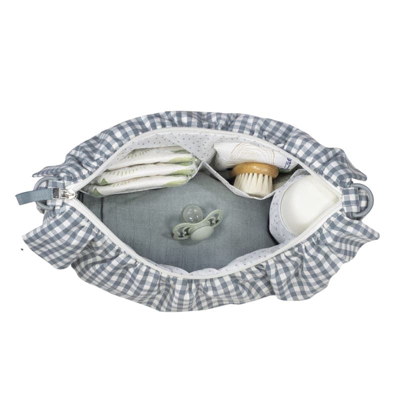 Bolso Crossbody Gondola Praliné Vichy Matcha - Imagen 5