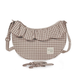 Bolso Crossbody Gondola Praliné Vichy Moka - Imagen 2