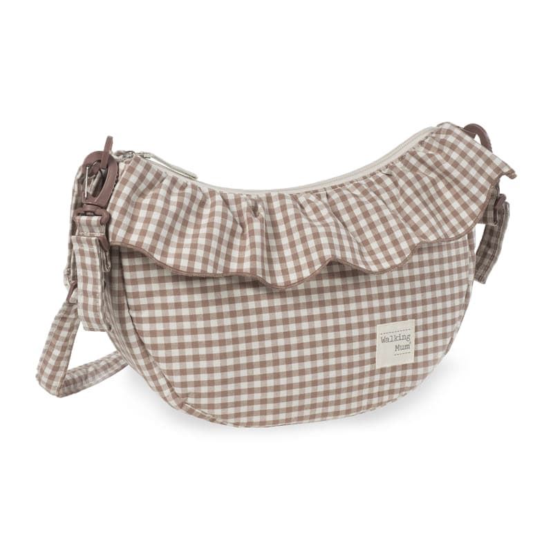 Bolso Crossbody Gondola Praliné Vichy Moka - Imagen 3