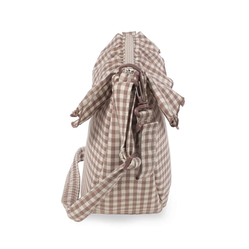 Bolso Crossbody Gondola Praliné Vichy Moka - Imagen 4