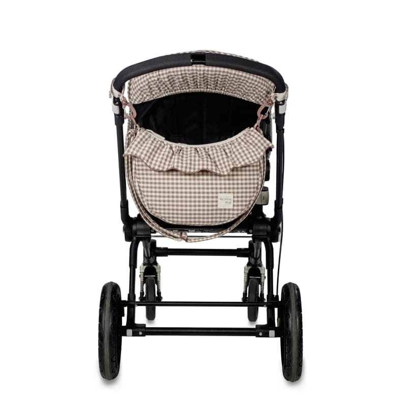 Bolso Crossbody Gondola Praliné Vichy Moka - Imagen 6