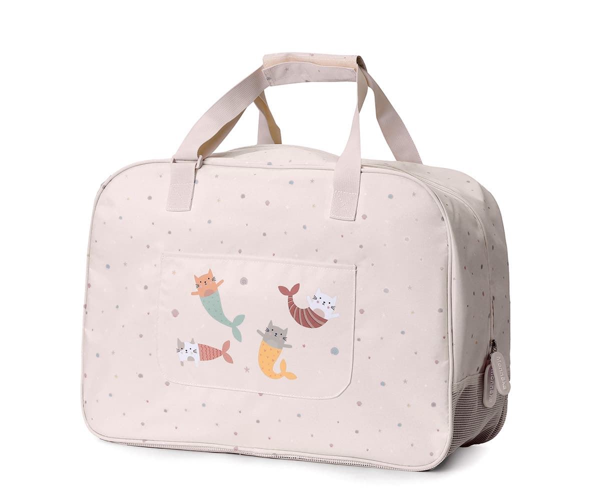Bolso de Playa con Rejilla Mermaid Cats - Imagen 3