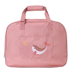 Bolso de Playa con Rejilla Whale Pink - Imagen 1