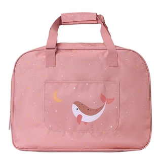 Bolso de Playa con Rejilla Whale Pink - Imagen 1