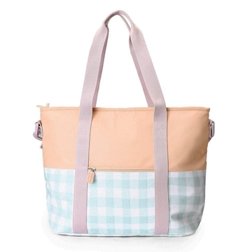 Bolso Nevera Stripes Apricot - Imagen 1