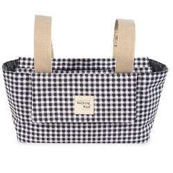 Bolso Organizador I Love Vichy Negro - Imagen 1