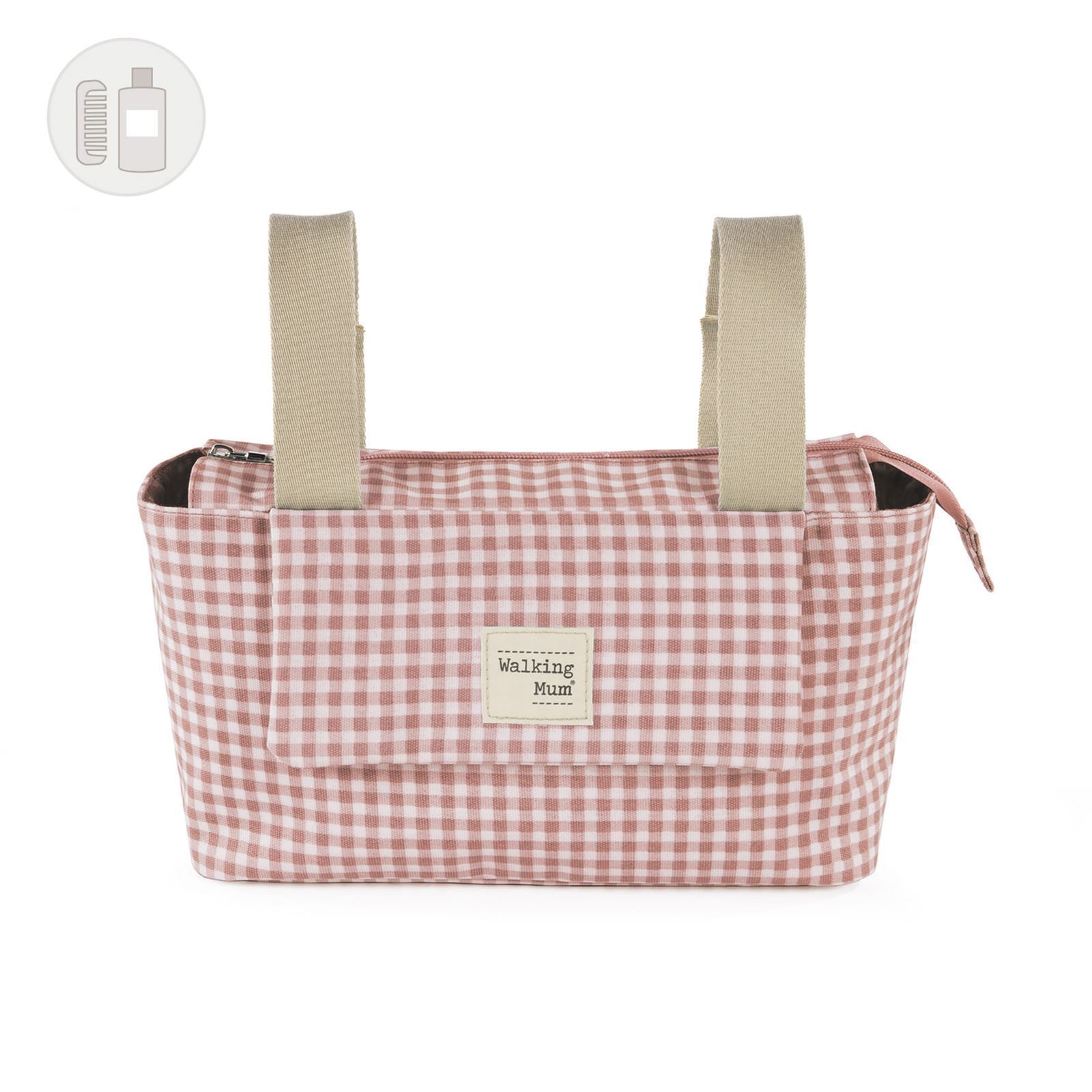 Bolso Organizador I Love Vichy Rosa - Imagen 1