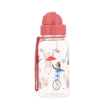 Botella de Plástico con Pajita Circus Show - Imagen 1