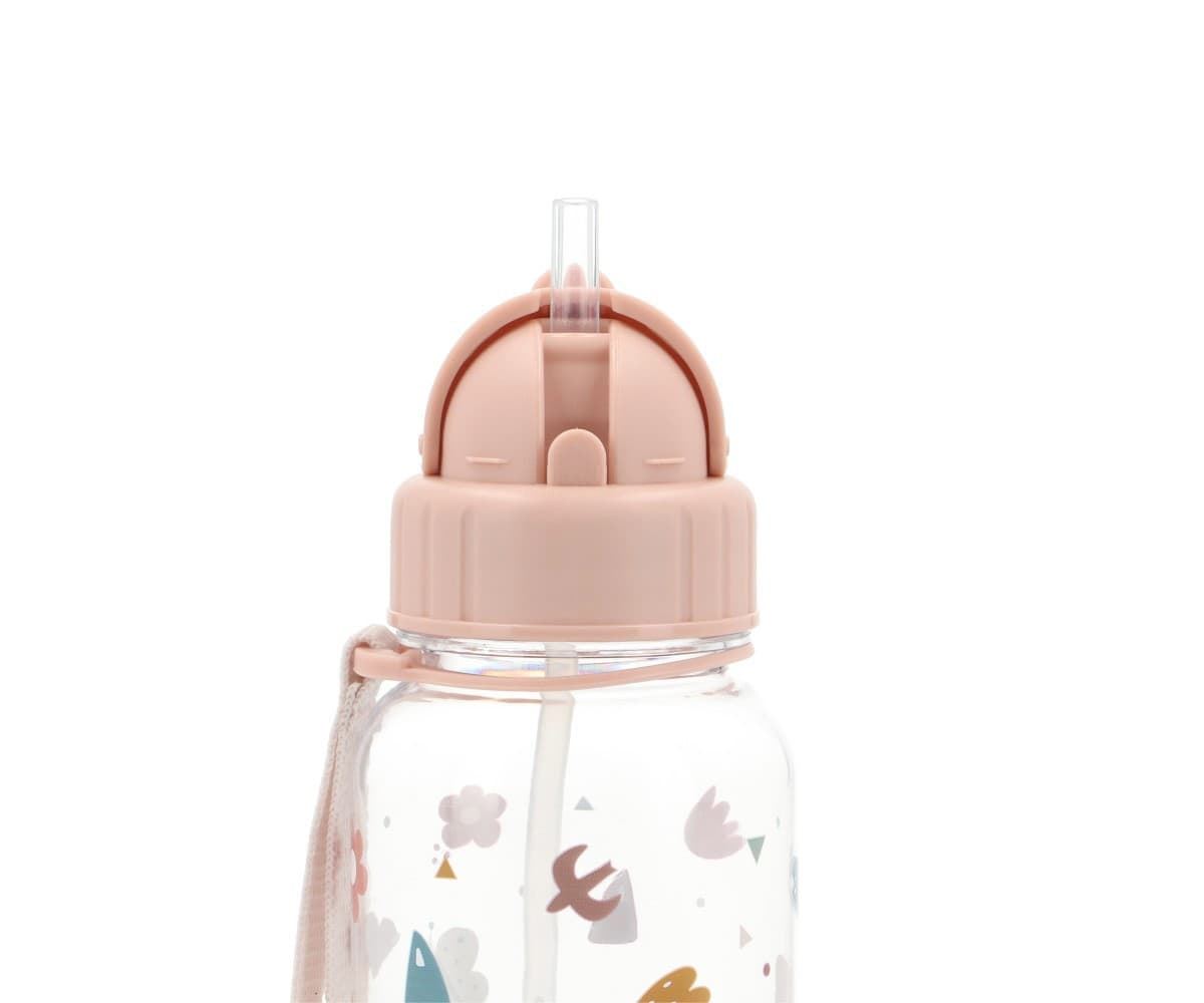 Botella de Plástico con Pajita Geometric Nature - Imagen 2