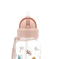 Botella de Plástico con Pajita Geometric Nature - Imagen 2